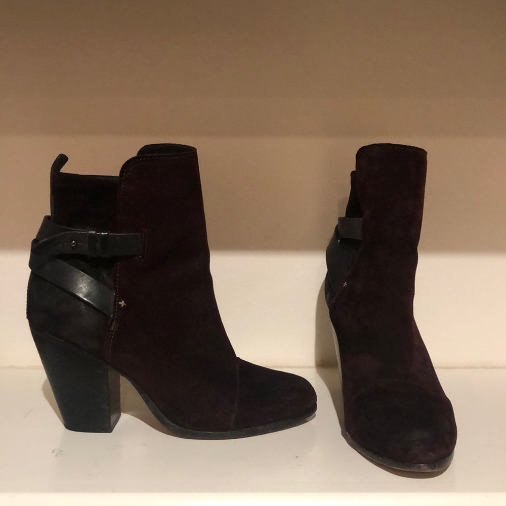 Rag and Bone Kinsey suede booties
